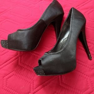 Steve Madden Satin Stud Heels